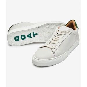 Goatlane Gents Leather Waterproof Spikeless Golf Shoes White 6M